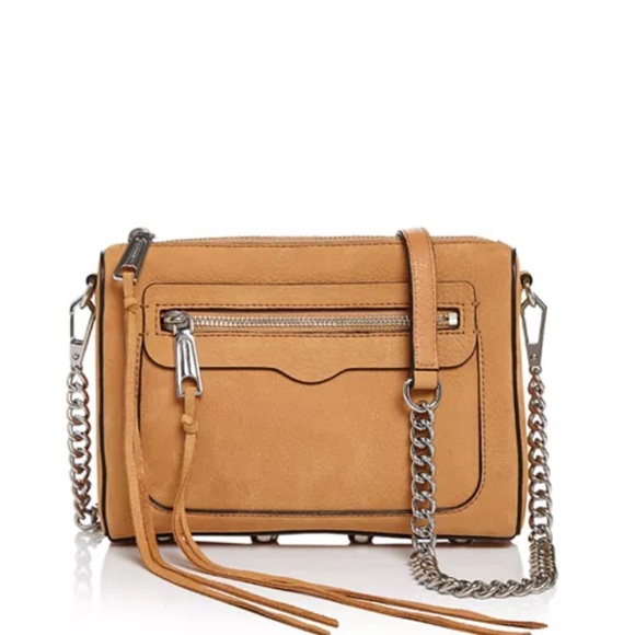 Rebecca Minkoff Tan Suede Crossbody Bag - Picture 1 of 6